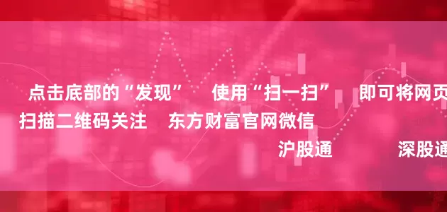 配资炒股股市      点击底部的“发现”     使用“扫一扫”     即可将网页分享至朋友圈                            扫描二维码关注    东方财富官网微信                                                                        沪股通             深股通