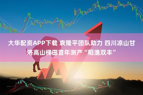 大华配资APP下载 袁隆平团队助力 四川凉山甘洛高山梯田首年测产“稻渔双丰”
